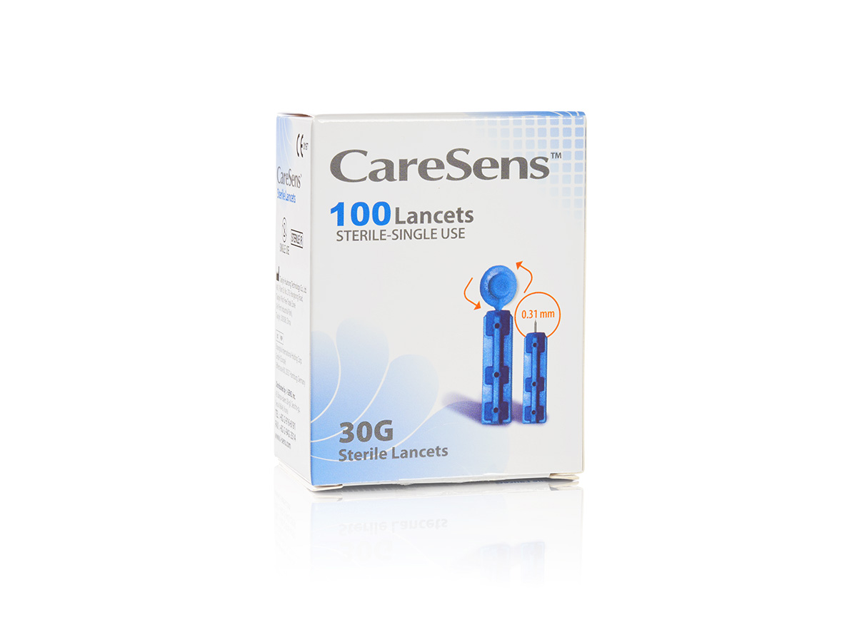 FORA Lanzetten 30 G – 100 Stück, Steril, Tri-bevel-Schliff, Schmerzarme Blutentnahme, Transparent, Kompatibel Mit Den Meisten Stechhilfen – Ideal Für Diabetes-Test & Tägliche Nutzung